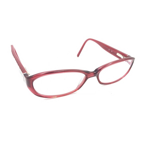 Coach Baila 2034 Pink Transparent Oval Eyeglasses Frames 50-15 135 Designer - Picture 1 of 12